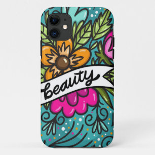 Case-Mate iPhone Case Beauté de Coussin de Jet avec des Fleurs