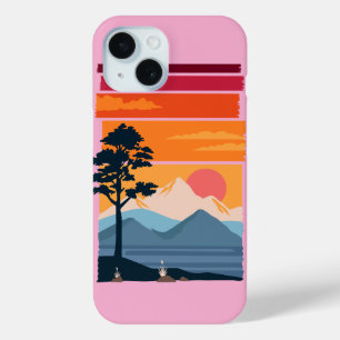 Coque Case-Mate iPhone Beauté de la nature de montagne au coucher du sole