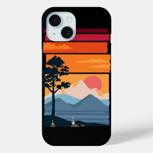 Coque Case-Mate iPhone Beauté de la nature de montagne au coucher du sole