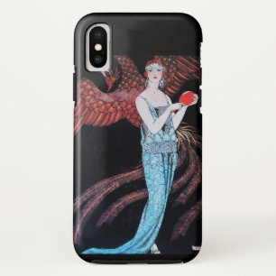 COQUE POUR iPhone XS BEAUTÉ ET PHOENIX, DESIGNER MODE COMPOSÉ ARTISTE