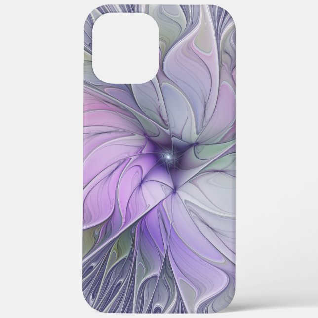 Coques Case-Mate iPhone Beauté étonnante Fleur d'art Abstrait fractal mode (Verso)