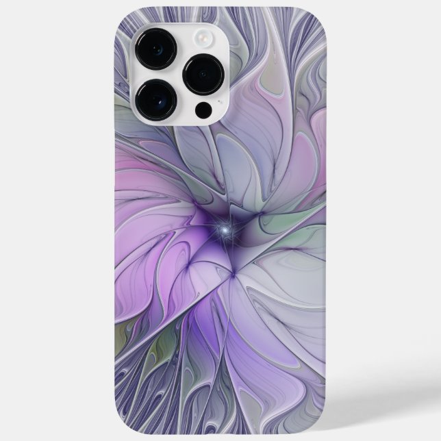 Coques Case-Mate iPhone Beauté étonnante Fleur d'art Abstrait fractal mode (Verso)