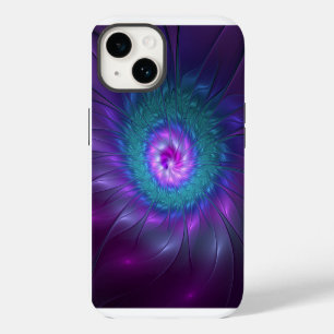 Coque Case-Mate iPhone Beauté florale abstraite, art fractal coloré de fl