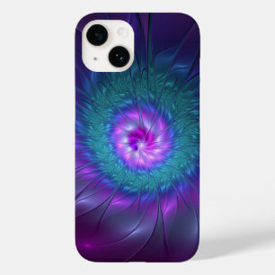 Coque Case-Mate iPhone Beauté florale abstraite, art fractal coloré de fl