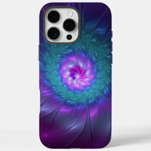 Coque iPhone 16 Pro Max Beauté florale Abstraite Fleur d'art fractionnée c
