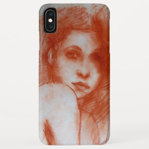 Coque Case-Mate Pour iPhone BEAUTÉ ROMANTIQUE / Portrait de femme en Sepia Bro