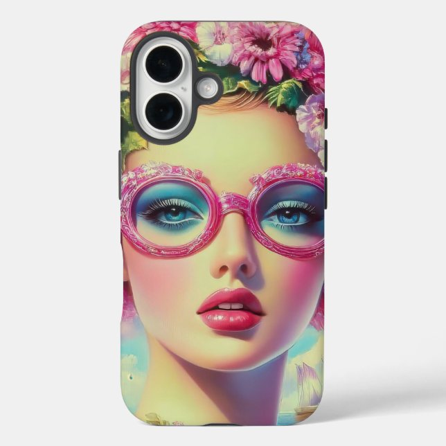Coques Case-Mate iPhone Beauté tropicale rétro (Verso)