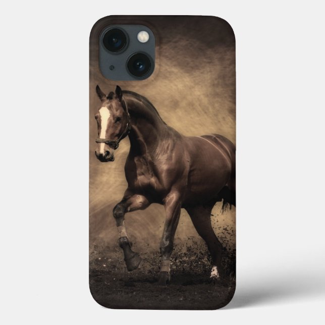 Coques Case-Mate iPhone Beautiful horse throw pillow (Verso)