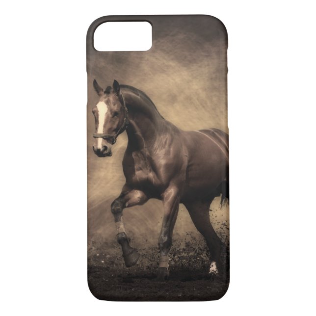 Coques Case-Mate iPhone Beautiful horse throw pillow (Dos)