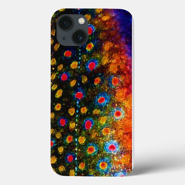 Coques Case-Mate iPhone Beautiful Skin, Brook Trout (Verso)