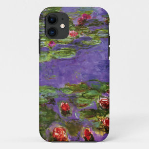 Coque Case-Mate Pour iPhone Beaux-arts rouges de Claude Monet de nénuphars