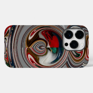 Coque Case-Mate iPhone Beaux Coeurs de Noël Fêtes Couleurs de saison