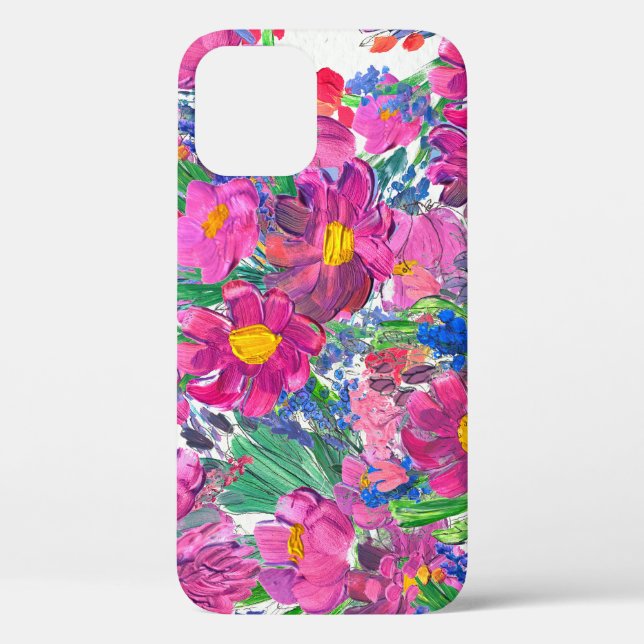 Coques Case-Mate iPhone Beaux Fleurs sauvages : Artistérie tirée à la main (Verso)