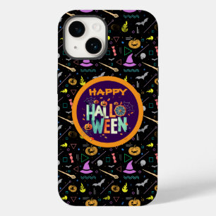 Coque Case-Mate iPhone Beaux motifs colorés et effrayants d'Halloween