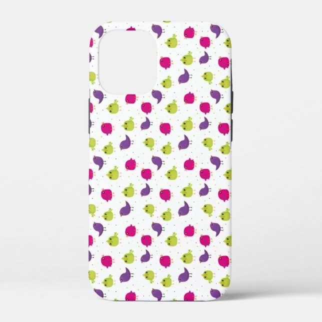 Coques Case-Mate iPhone Beaux oiseaux colorés (Verso)