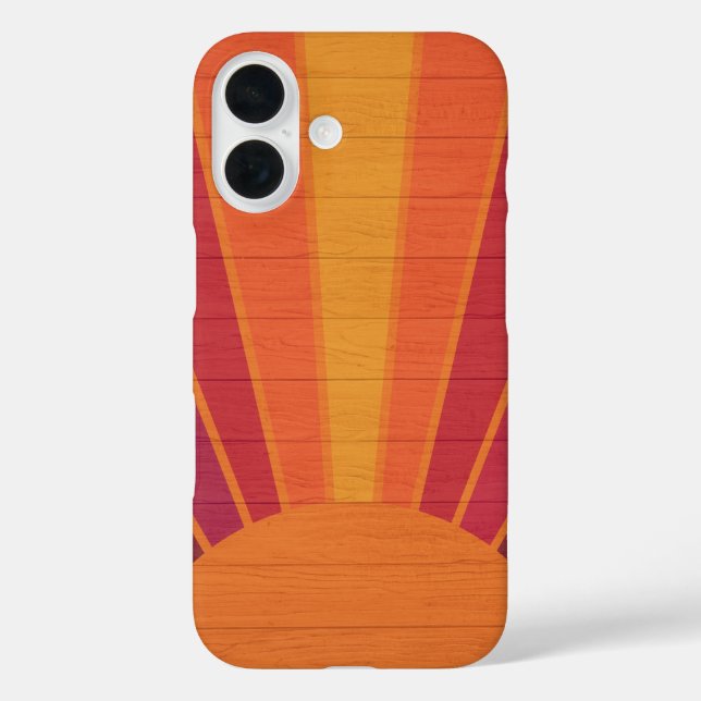 Coques Case-Mate iPhone Beaux Rayons Ensoleillés Art Populaire du Sud-Oues (Verso)