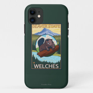 Coque Case-Mate Pour iPhone Beaver & Mt Hood - Welches, Oregon