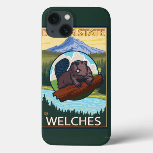 Coque Case-Mate iPhone Beaver & Mt Hood - Welches, Oregon