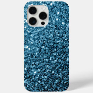 Coque Case-Mate iPhone Bébé bleu faux parties scintillant scintille