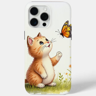 Coque Case-Mate iPhone Bébé chat et papillon
