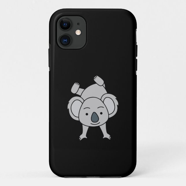 Coques Case-Mate iPhone Bébé Cute Koala Avec Un Sourire Faisant Un Poignet (Dos)