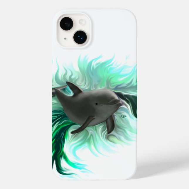 Coques Case-Mate iPhone Bébé dauphin (Verso)