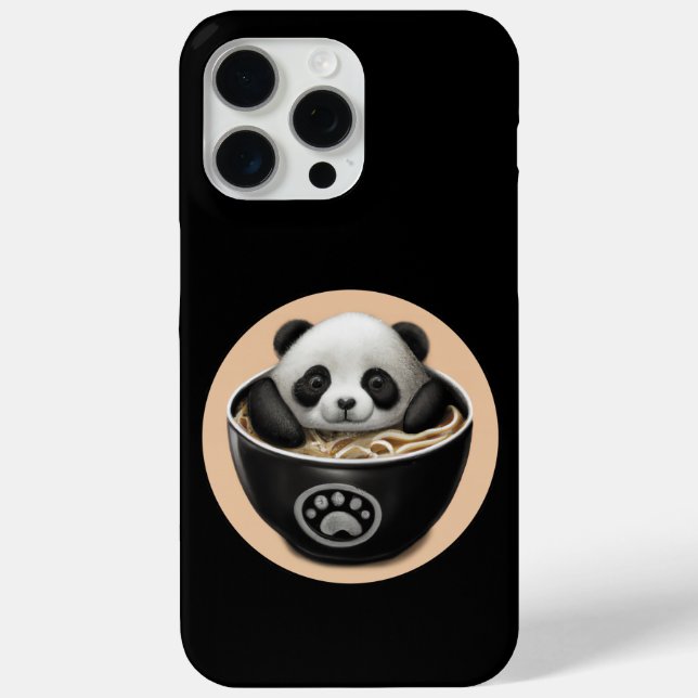 Coques Case-Mate iPhone Bébé Mignonne Panda Ours Baigner Dans Un Bowl De R (Verso)