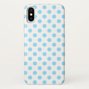 Coque Case-Mate Pour iPhone Bébé pois bleu et blanc