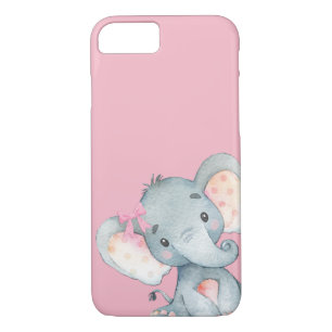 Case-Mate iPhone Case Bébé rose mignon éléphant Whimsical