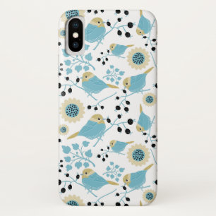 Case-Mate iPhone Case Bécasseau noir Cerclé Berries Fleurs