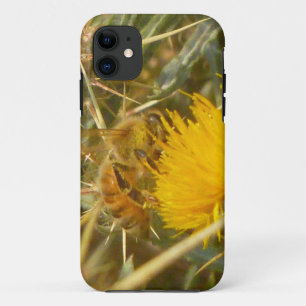 Coques Pour iPhone Bee and Star Thistle (Centaurea solstitialis)