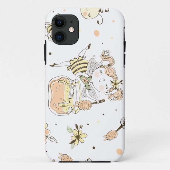 Coques Case-Mate iPhone Bee art (Dos)