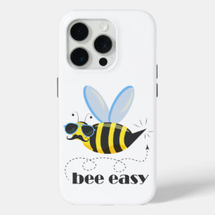 Coque Case-Mate iPhone Bee caractère avec mustache lunettes de soleil Bee