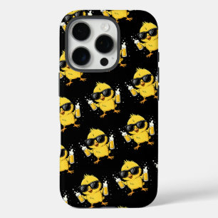 Coque iPhone 16 Pro Beer Time Madafakas Drôle Mème Duck Goose Retro