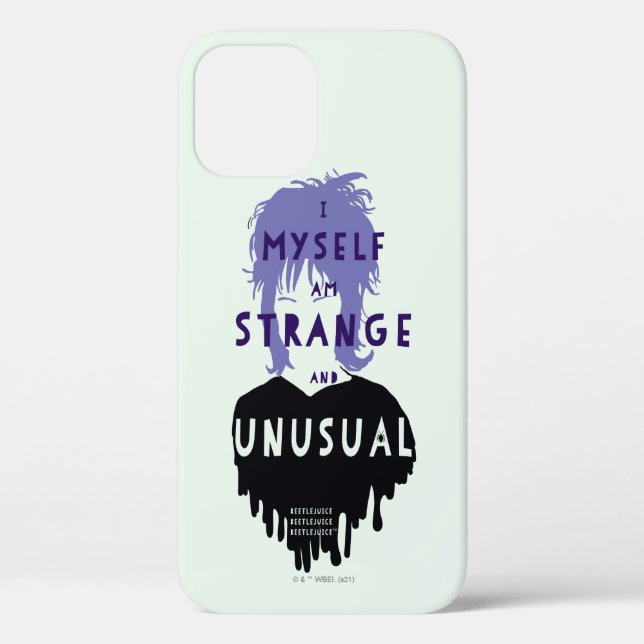 Coques Case-Mate iPhone Beetlejuice | Lydia "Strange and Unusual" Graphic (Verso)