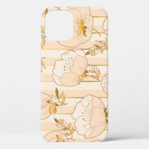 Case-Mate iPhone Case Beige D'Ivoire : Modèle Floral De Luxe.