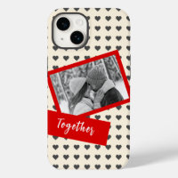 Beige et rouge coeur cadeau Couple Romance