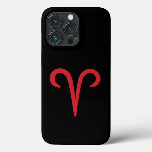 Coques Case-Mate iPhone Bélier Astrologie Zodiaque Rouge Mars Avril Annive (Verso)