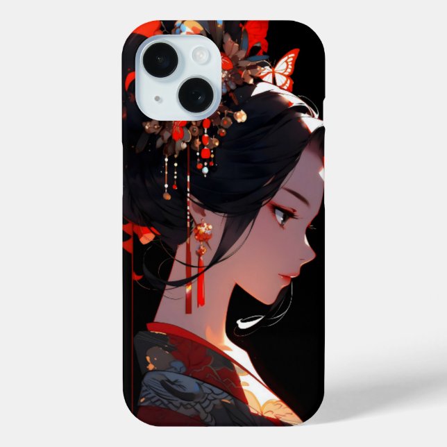 Coques Case-Mate iPhone Belle Anime Geisha (Verso)