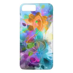 Coque Case-Mate Pour iPhone Belle aquarelle colorée Couleur éclat Musique