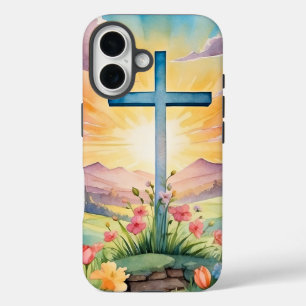 Coque Pour iPhone 16 Belle aquarelle de Pâques
