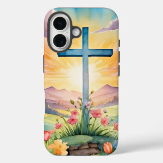Coque Pour iPhone 16 Belle aquarelle de Pâques