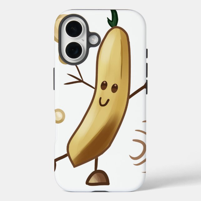 Coques Case-Mate iPhone Belle banane heureuse (Verso)