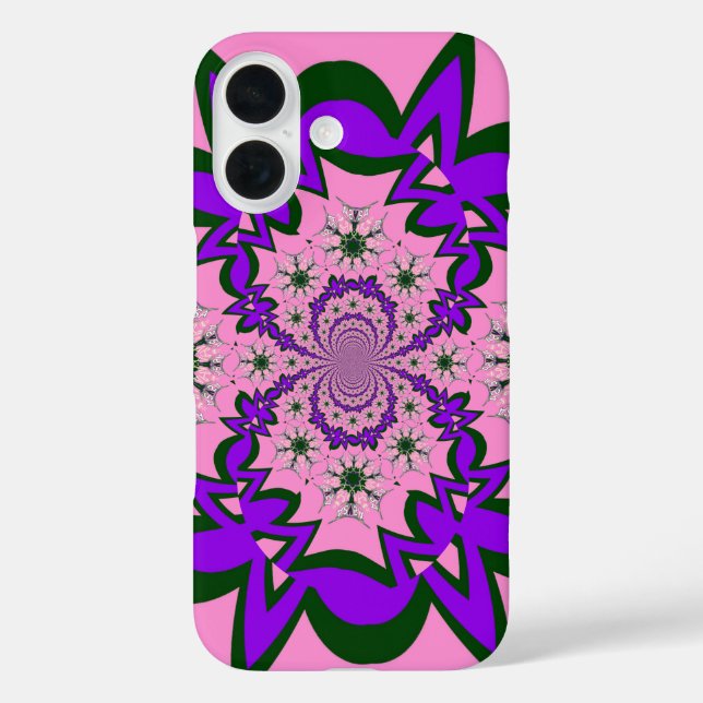 Coques Case-Mate iPhone Belle Bébé rose Floral Purple Shade Motif Art (Verso)