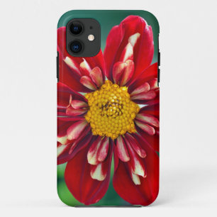 Coque Case-Mate Pour iPhone Belle boîte de téléphone d'impression dahlia rouge