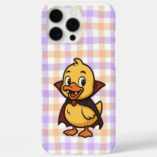 Coque iPhone 16 Pro Max Belle caricature canard d'Halloween vampire