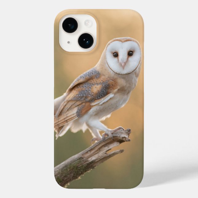 Coques Case-Mate iPhone Belle Chouette à la grange (Verso)