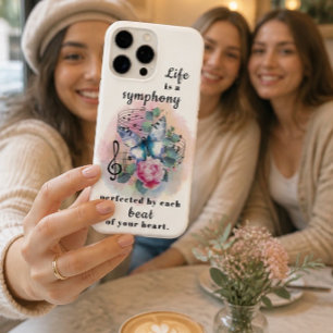 Coque iPhone 16 Pro Max Belle citation inspirante de papillon bleu