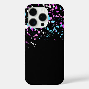 Coque iPhone 16 Pro Belle conception Motif sur noir
