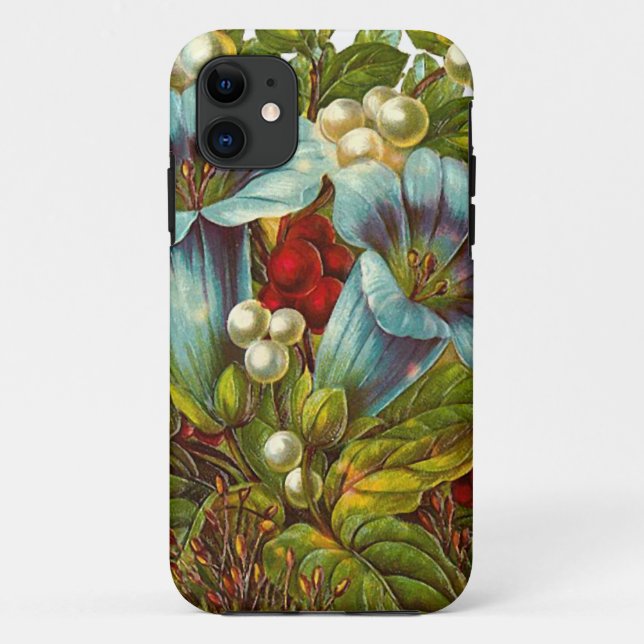 Coques Case-Mate iPhone Belle décoration florale victorienne (Dos)